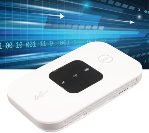 KIMISS Hotspot 4G Portable – Haute Vitesse 150 Mbps, Forte Couverture, Idéal pour la Maison et les Voyages – Réseau Sans