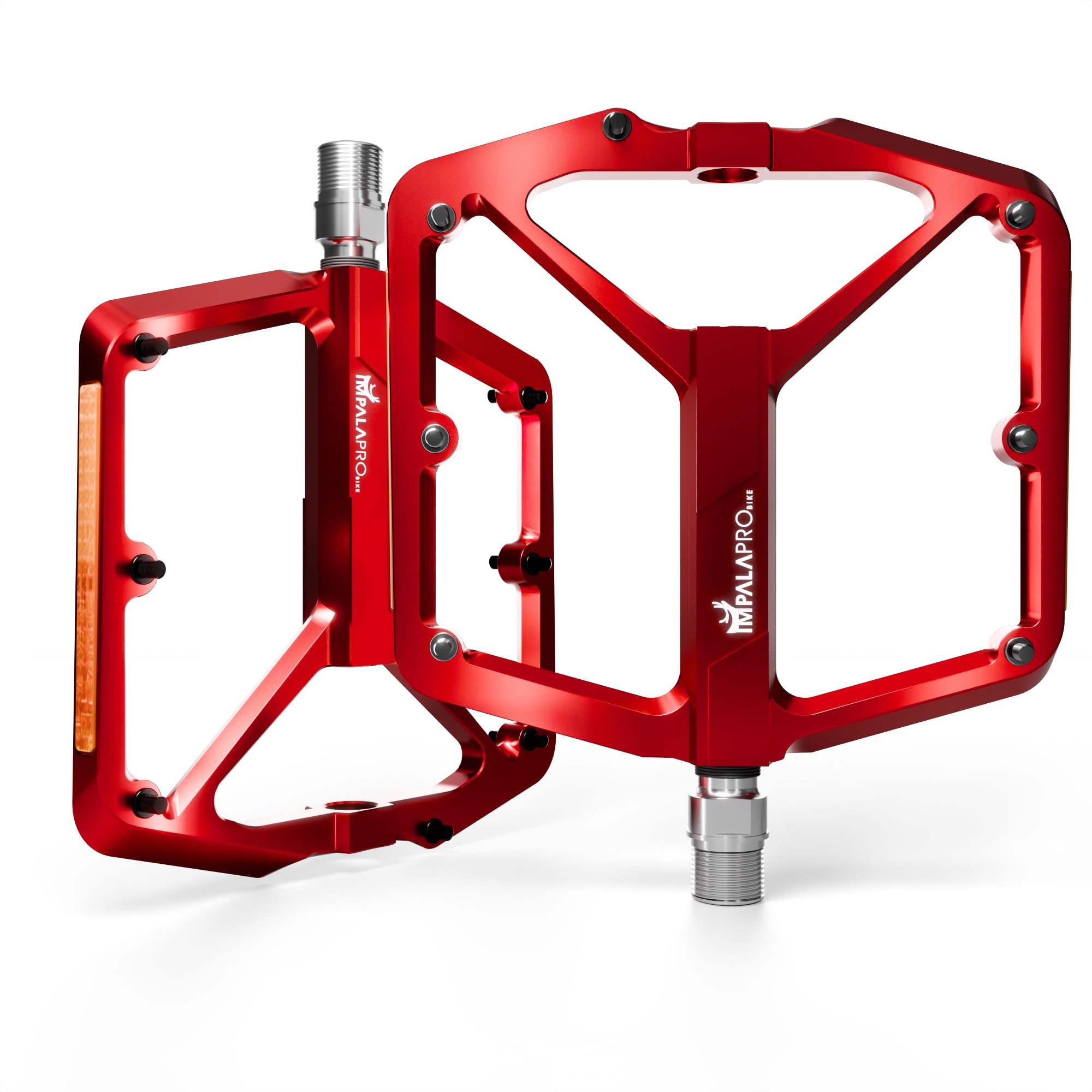 Pédale Vélo IMPALAPRO Réfléchissantes Hommes Route Sport 355g